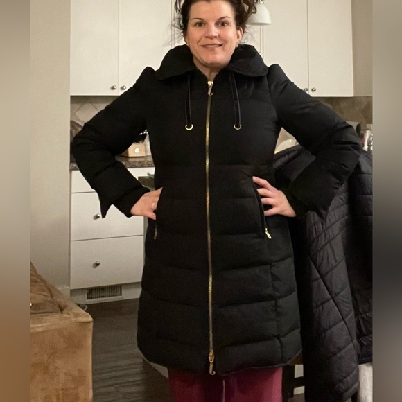 Juicy Couture long puffer coat in matte black - Picture 10 of 10